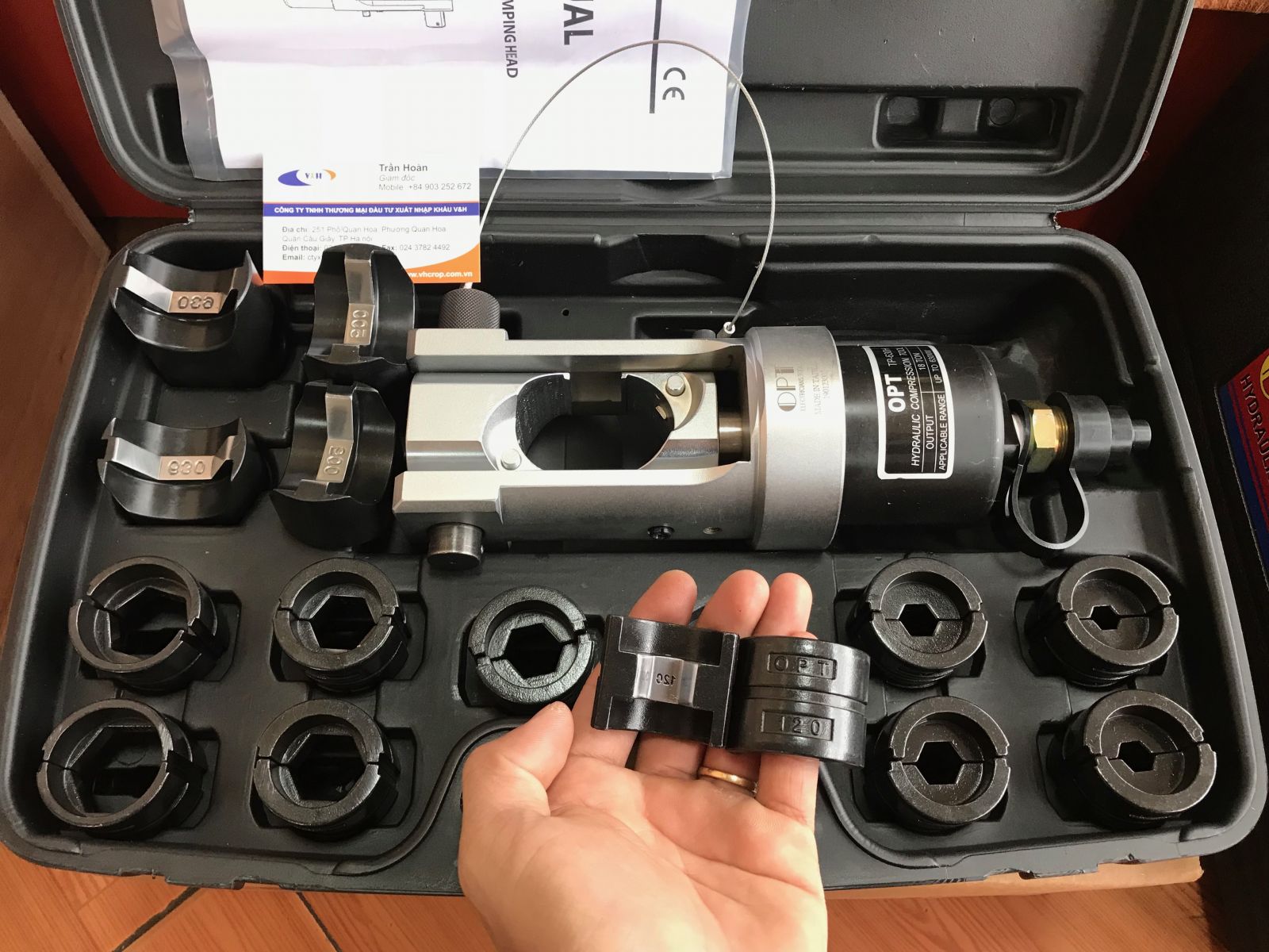 Đầu &eacute;p cos thủy lực OPT TP-630H