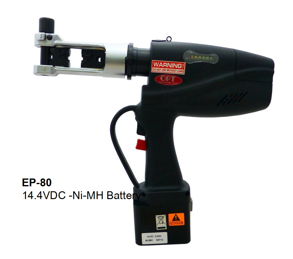 Bấm cos thủy lực d&ugrave;ng Pin OPT EP-80, EPB-80