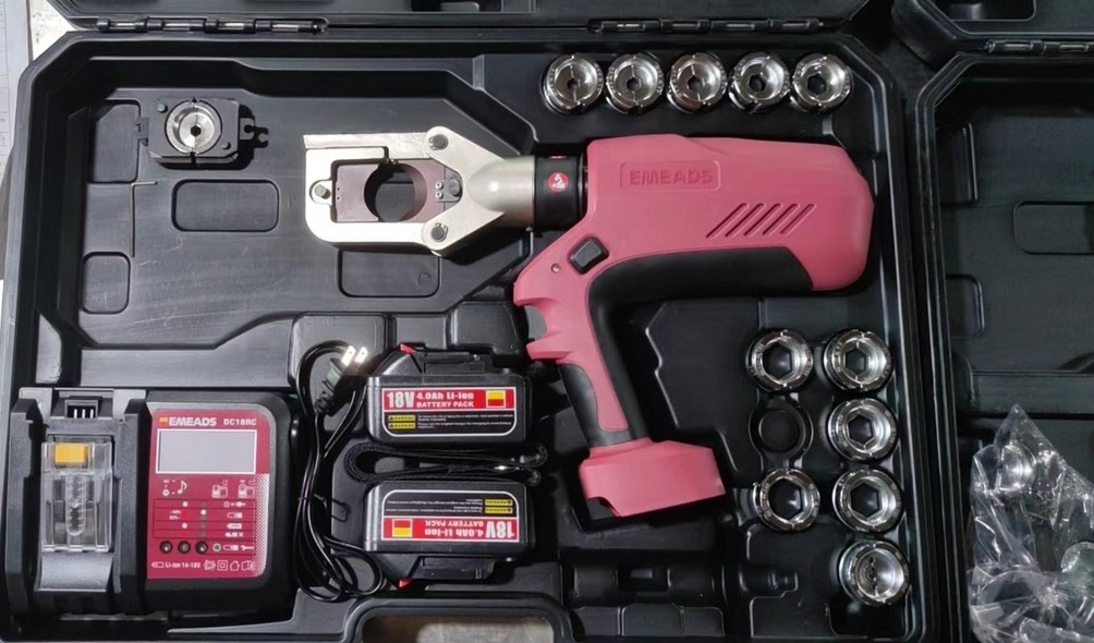 M&aacute;y &eacute;p cos thủy lực d&ugrave;ng pin EMEADS EBS-60UNV