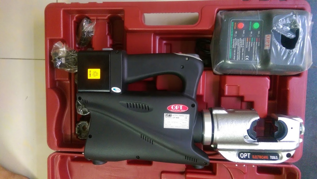 M&aacute;y &eacute;p cos thủy lực d&ugrave;ng Pin OPT EP-420, EP-400, EP-300, EP-250