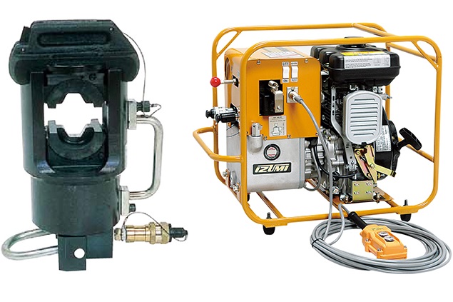 M&aacute;y &eacute;p d&acirc;y thủy lực 60 tấn - IZUMI Japan