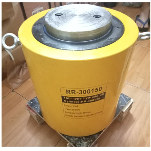 K&iacute;ch thuỷ lực 2 đường dầu 300 tấn RR-300150