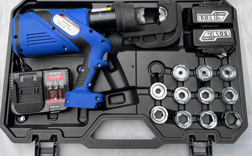 K&igrave;m &eacute;p cos thủy lực d&ugrave;ng pin Napot NE-400B