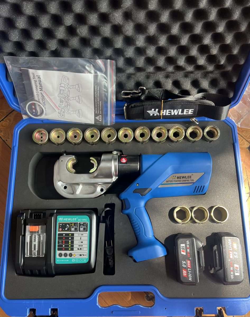 M&aacute;y &eacute;p cos thủy lực d&ugrave;ng pin HEWLEE HL-400