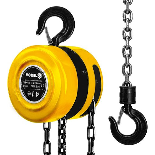 Pa lăng X&iacute;ch 3 Tấn 3m VOREL-80753